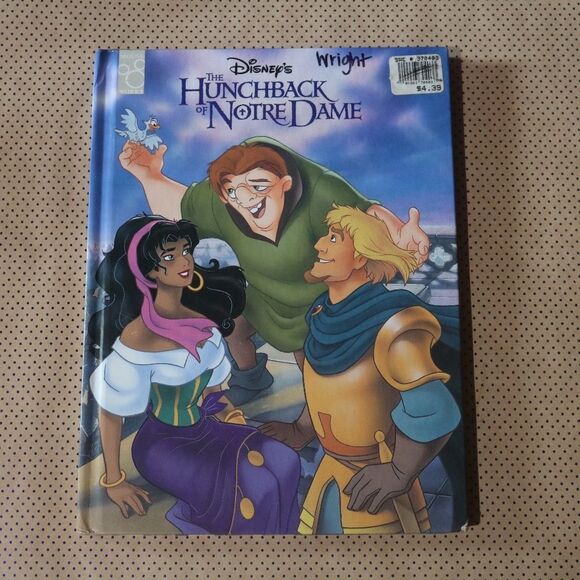 Hunchback of Notre Dame Book PRINTED BACKWARDS - Picture 1 of 1